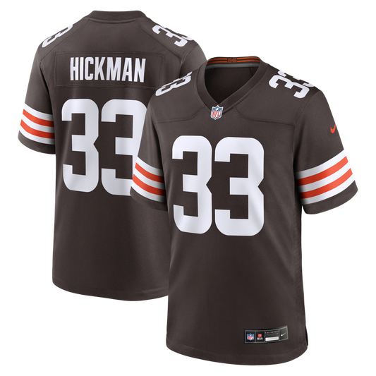 Ronnie Hickman Cleveland Browns Nike Team Game Jersey -  Brown