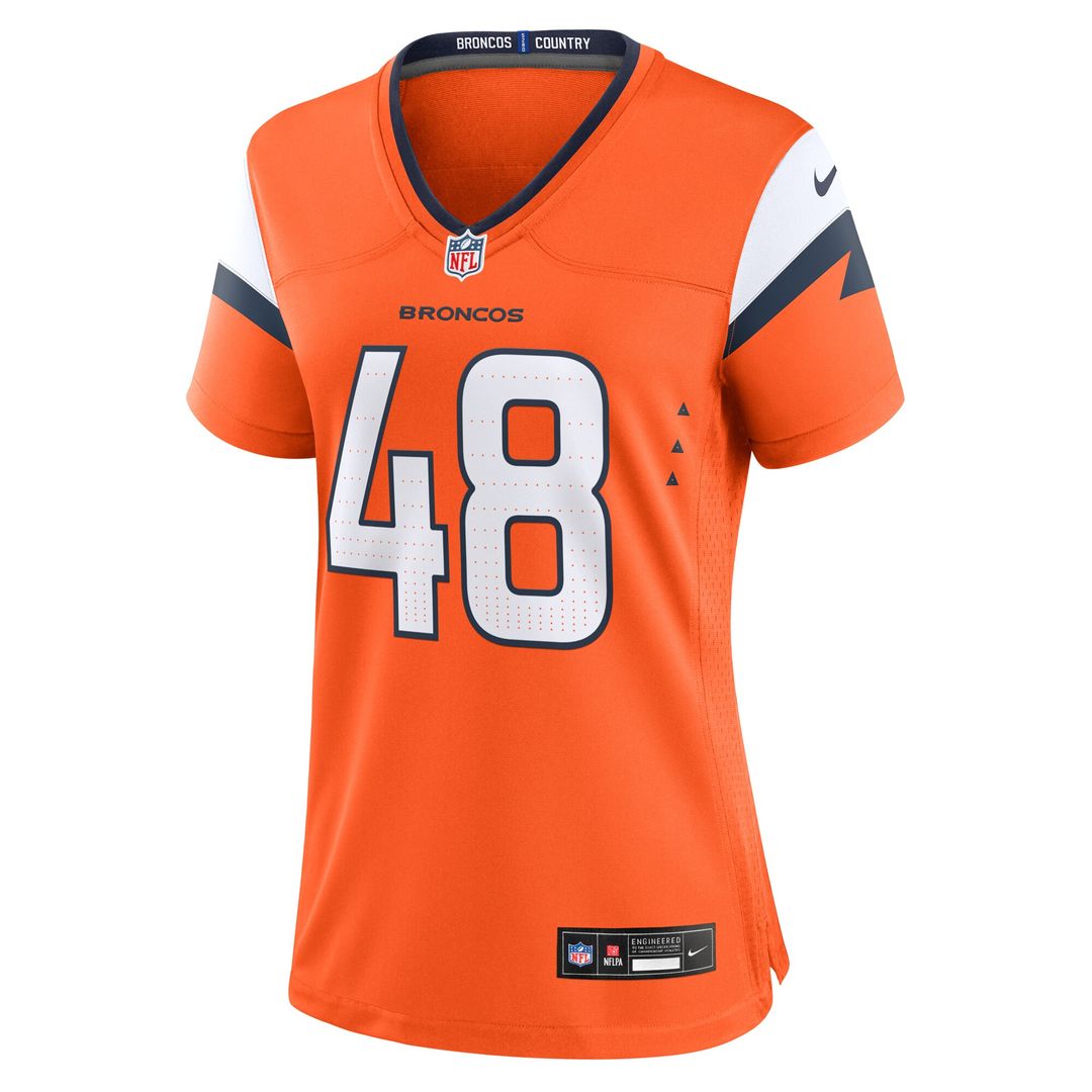 Mitchell Fraboni Denver Broncos Nike Women's Team Game Jersey -  Orange