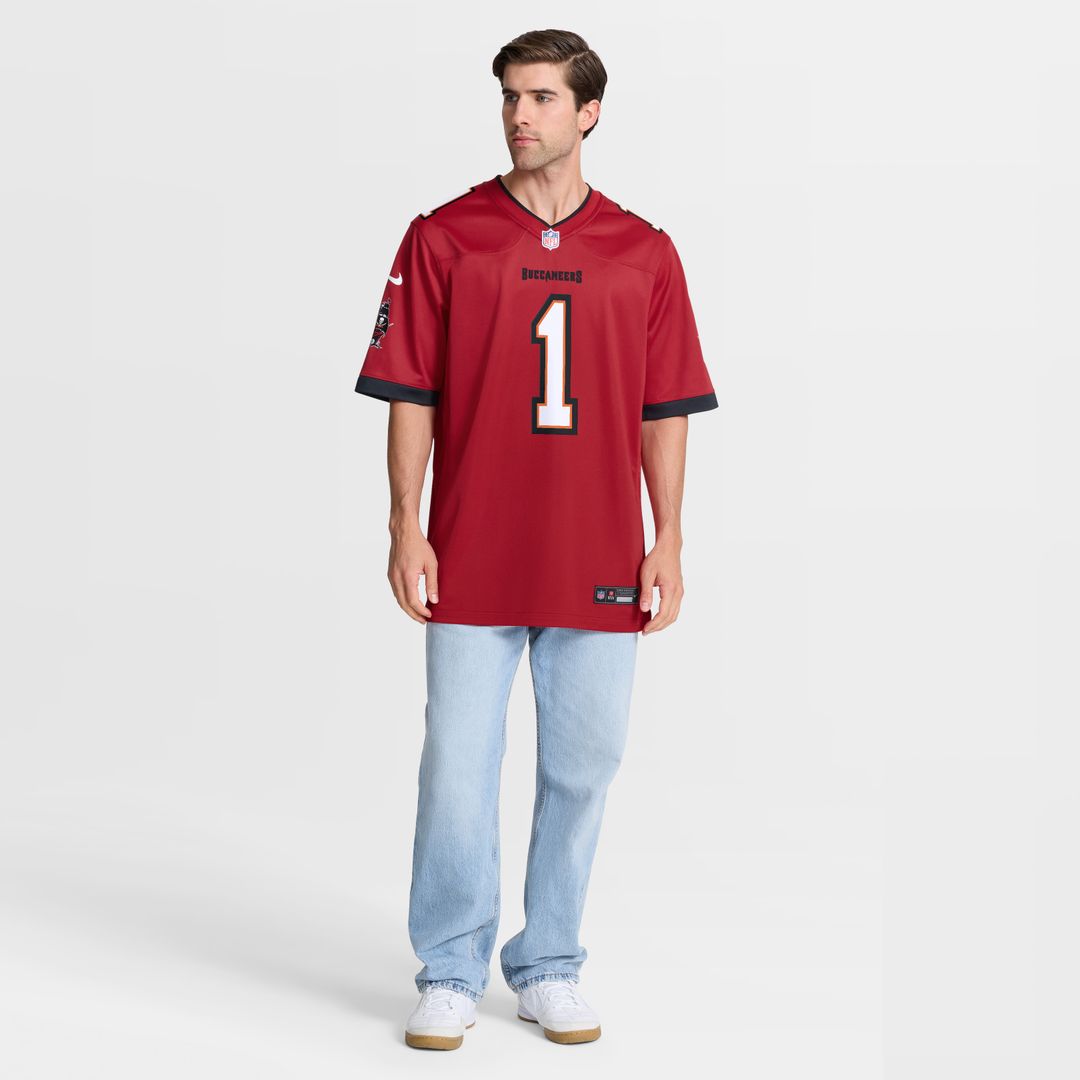 Number 1 Dad Tampa Bay Buccaneers Nike Game Jersey - Red