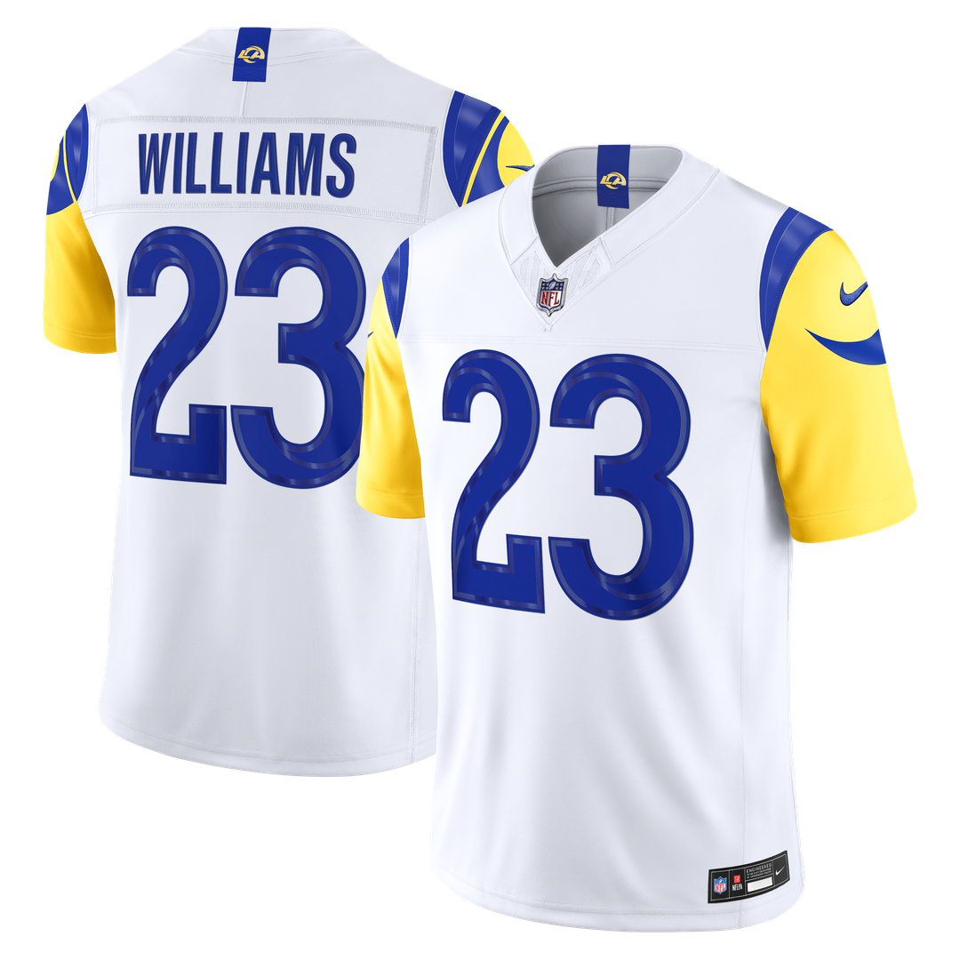 Kyren Williams Los Angeles Rams Nike Vapor F.U.S.E. Stitched Limited Jersey - Royal