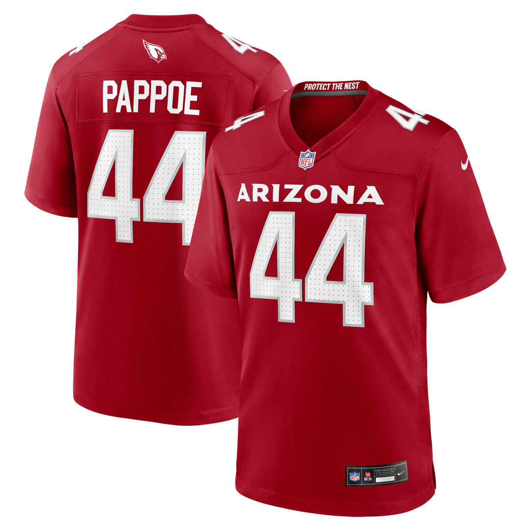 Owen Pappoe Arizona Cardinals Nike Team Game Jersey -  Cardinal