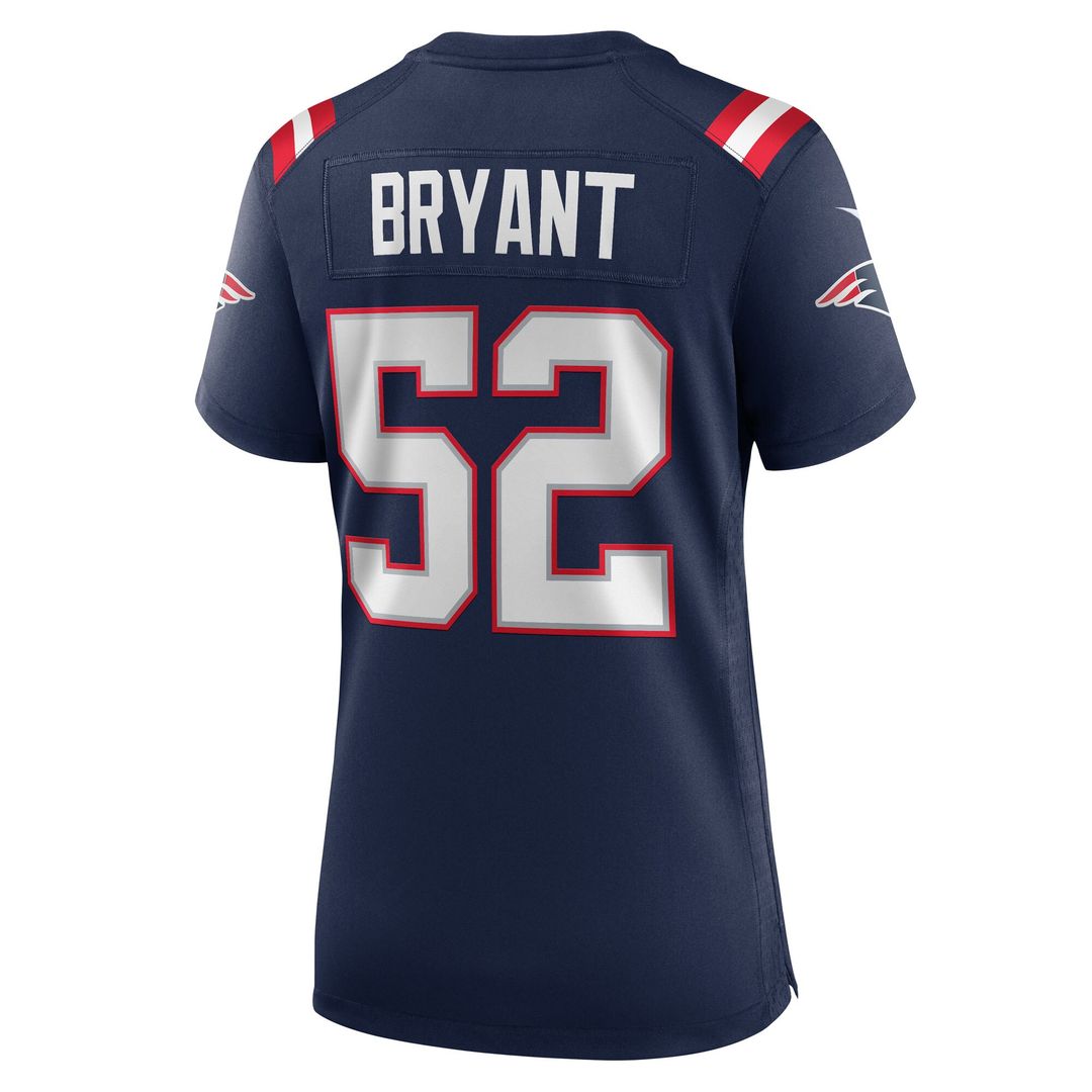 Marcus Bryant New England Patriots Nike Women's Team Game Jersey -  Navy