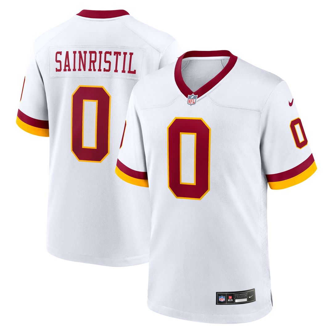 Mike Sainristil Washington Commanders Nike Hail Raiser Alternate Game Jersey - Black