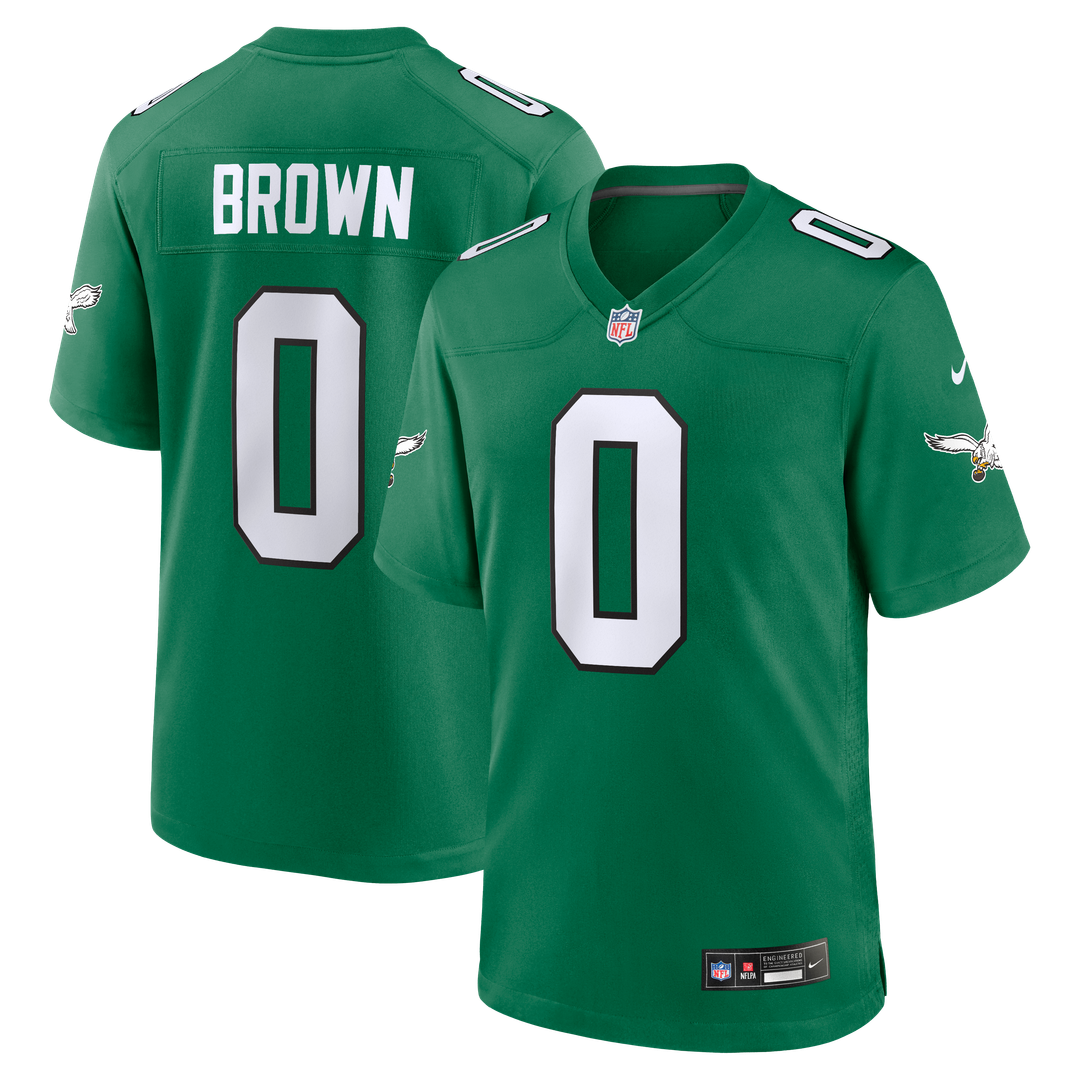 Marquise Brown Philadelphia Eagles Nike Team Game Jersey -  Midnight Green