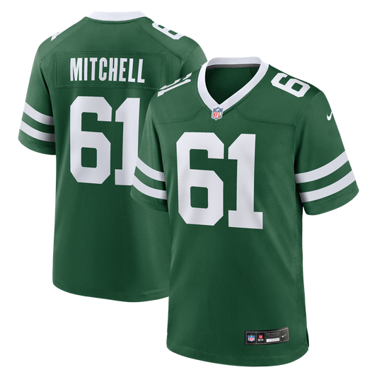 Max Mitchell New York Jets Nike Team Game Jersey - Legacy Green