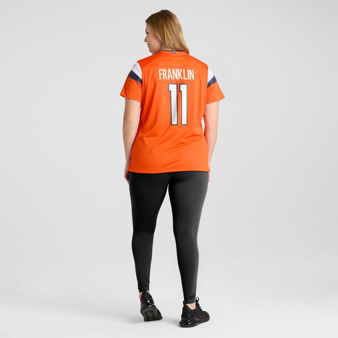 Troy Franklin Denver Broncos Nike Women's Team Game Jersey -  Orange