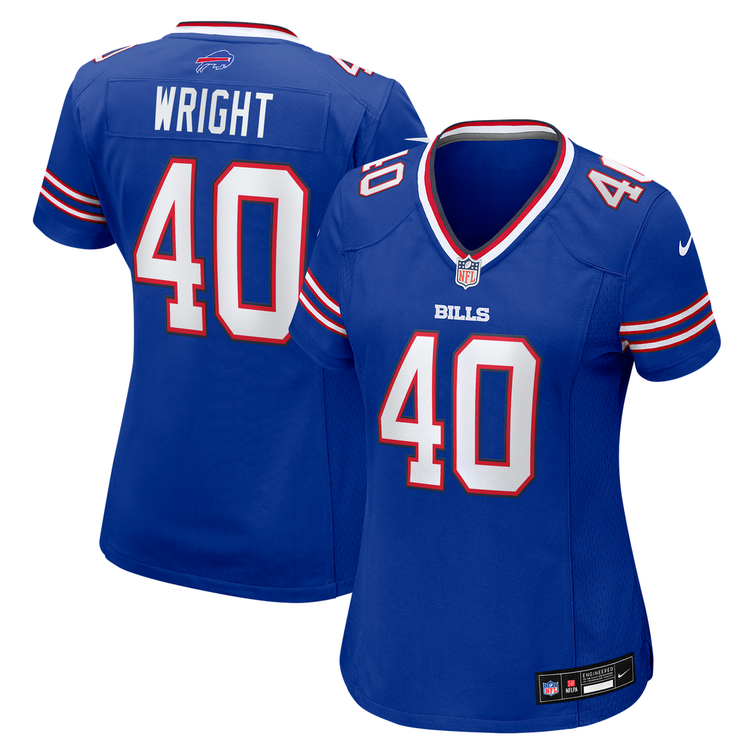 Matthew Wright Buffalo Bills Nike Women's Team Game Jersey -  Royal