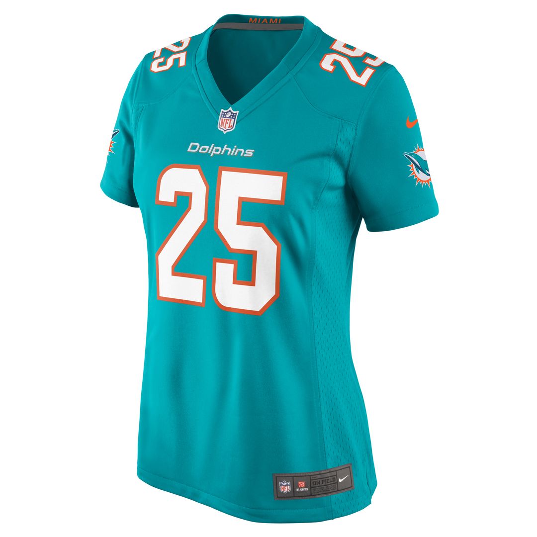 Jaylen Wright Miami Dolphins Nike Women's  Game Jersey -  Aqua