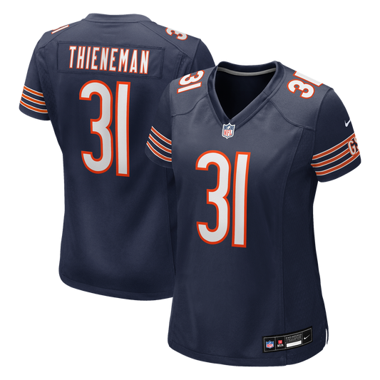 Dillon Thieneman Chicago Bears Nike Women's Team Game Jersey -  Navy