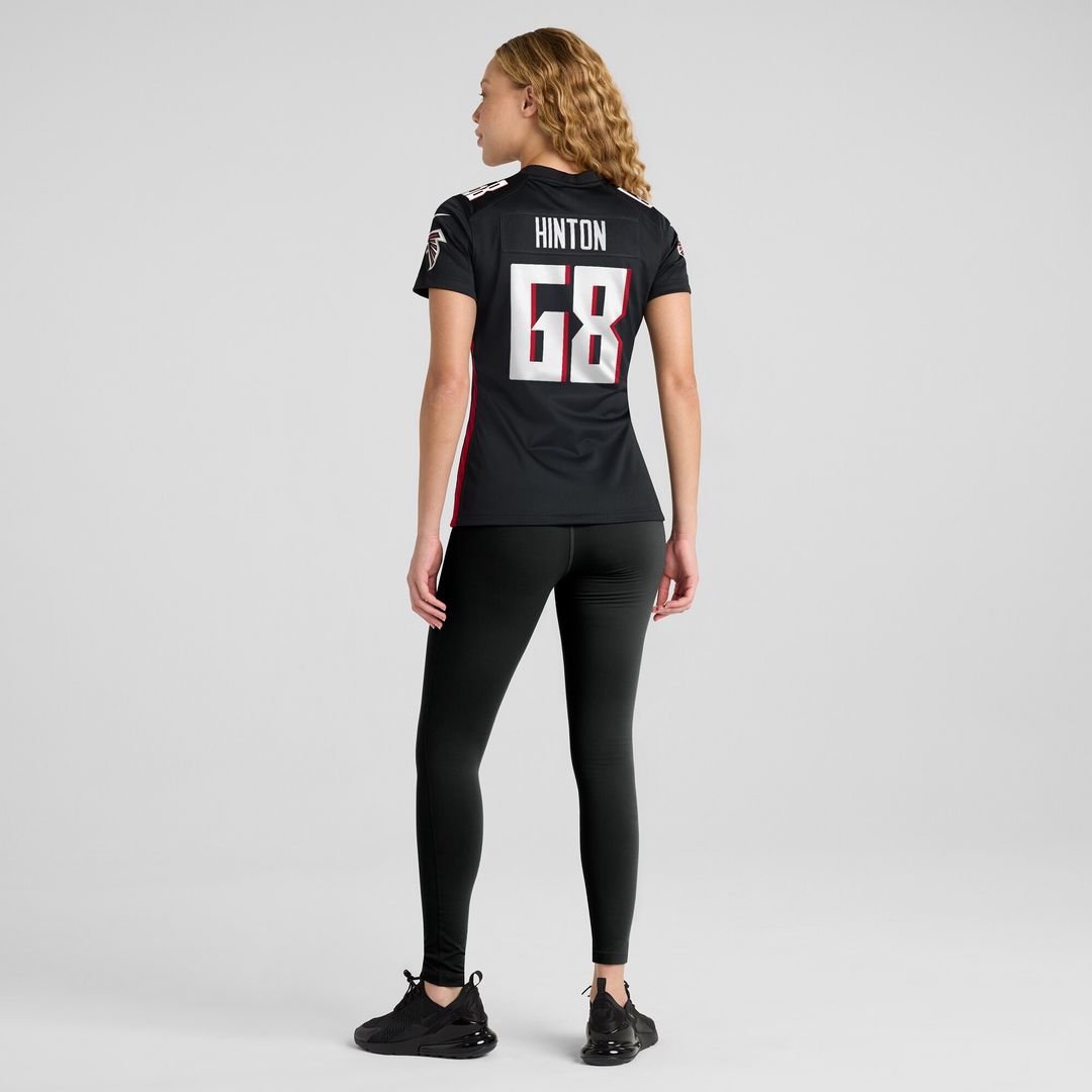 Kyle Hinton Atlanta Falcons Nike Women's Team Game Jersey -  Black