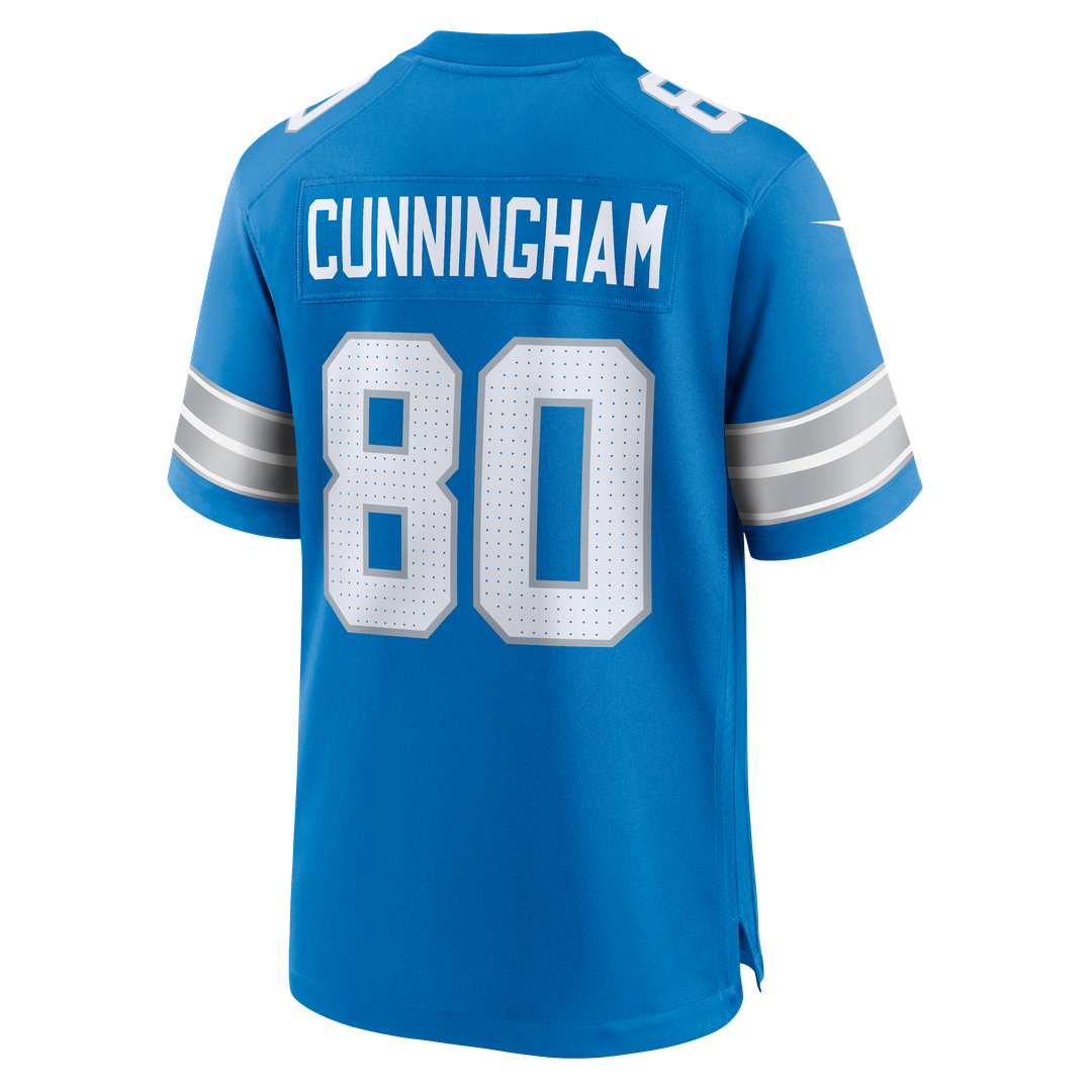 Malik Cunningham Detroit Lions Nike Team Game Jersey -  Blue