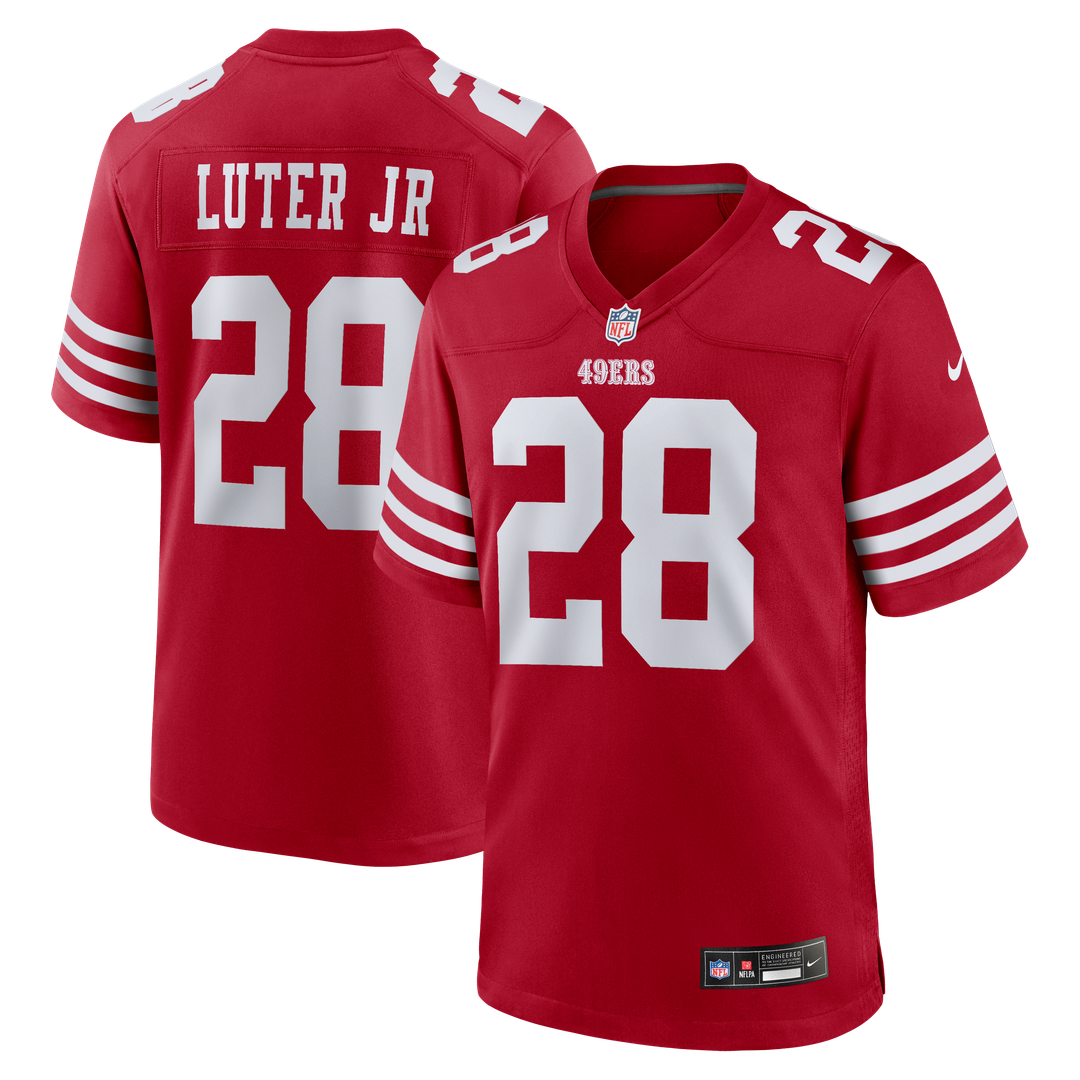 Darrell Luter Jr. San Francisco 49ers Nike  Game Jersey -  Scarlet