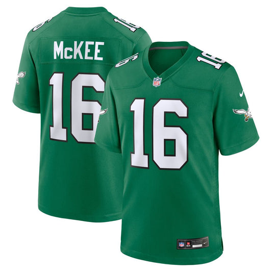 Tanner McKee Philadelphia Eagles Nike Alternate Game Jersey - Kelly Green