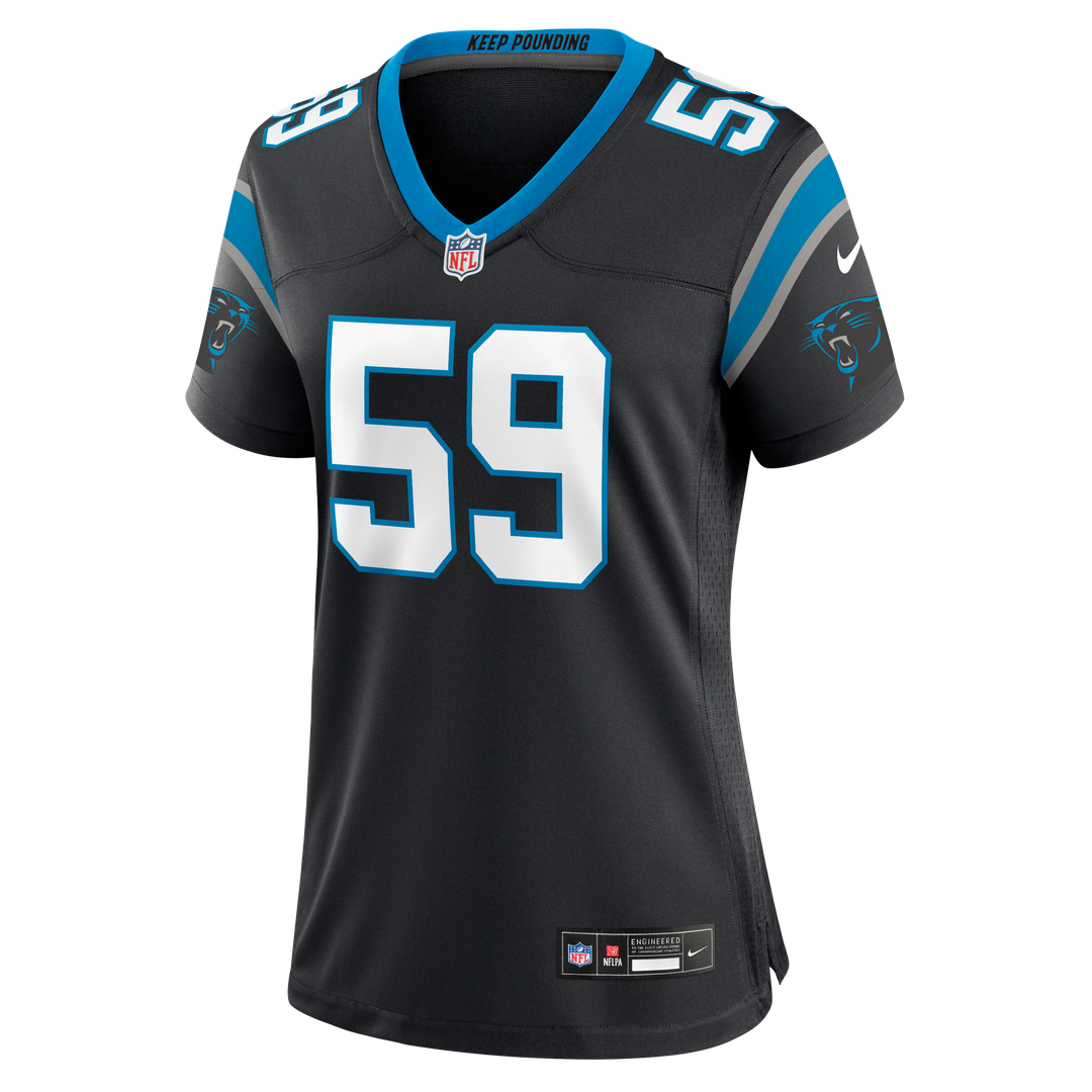 Luke Kuechly Carolina Panthers Nike Women's Team Game Jersey -  Black