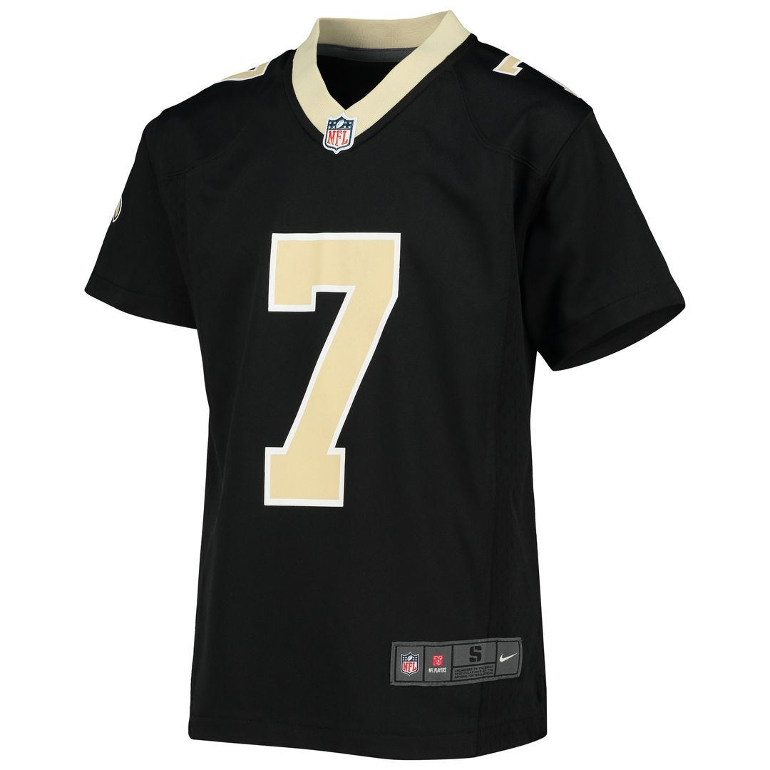 Taysom Hill New Orleans Saints Nike Youth Game Jersey - Black