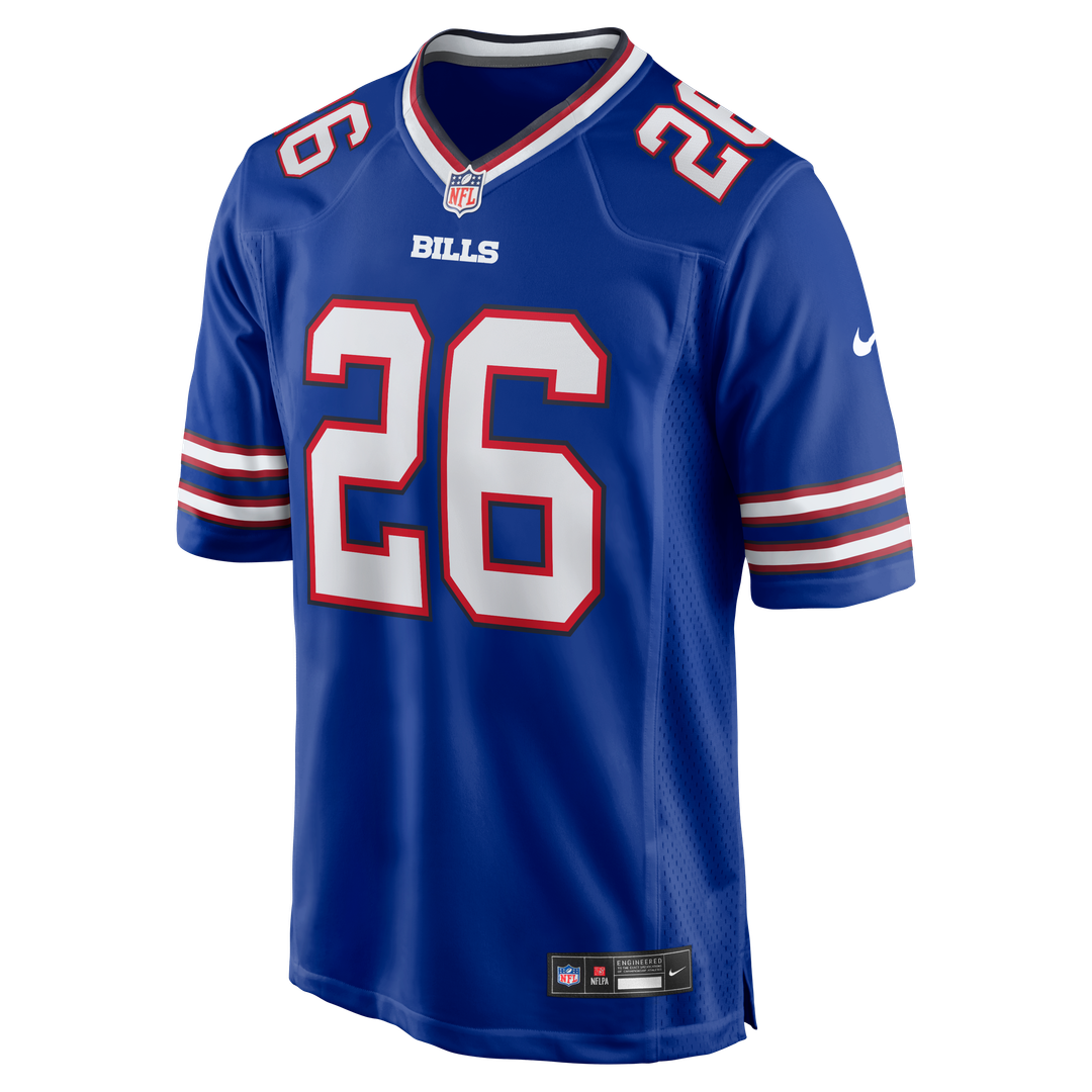 Ty Johnson Buffalo Bills Nike Team Game Jersey -  Royal