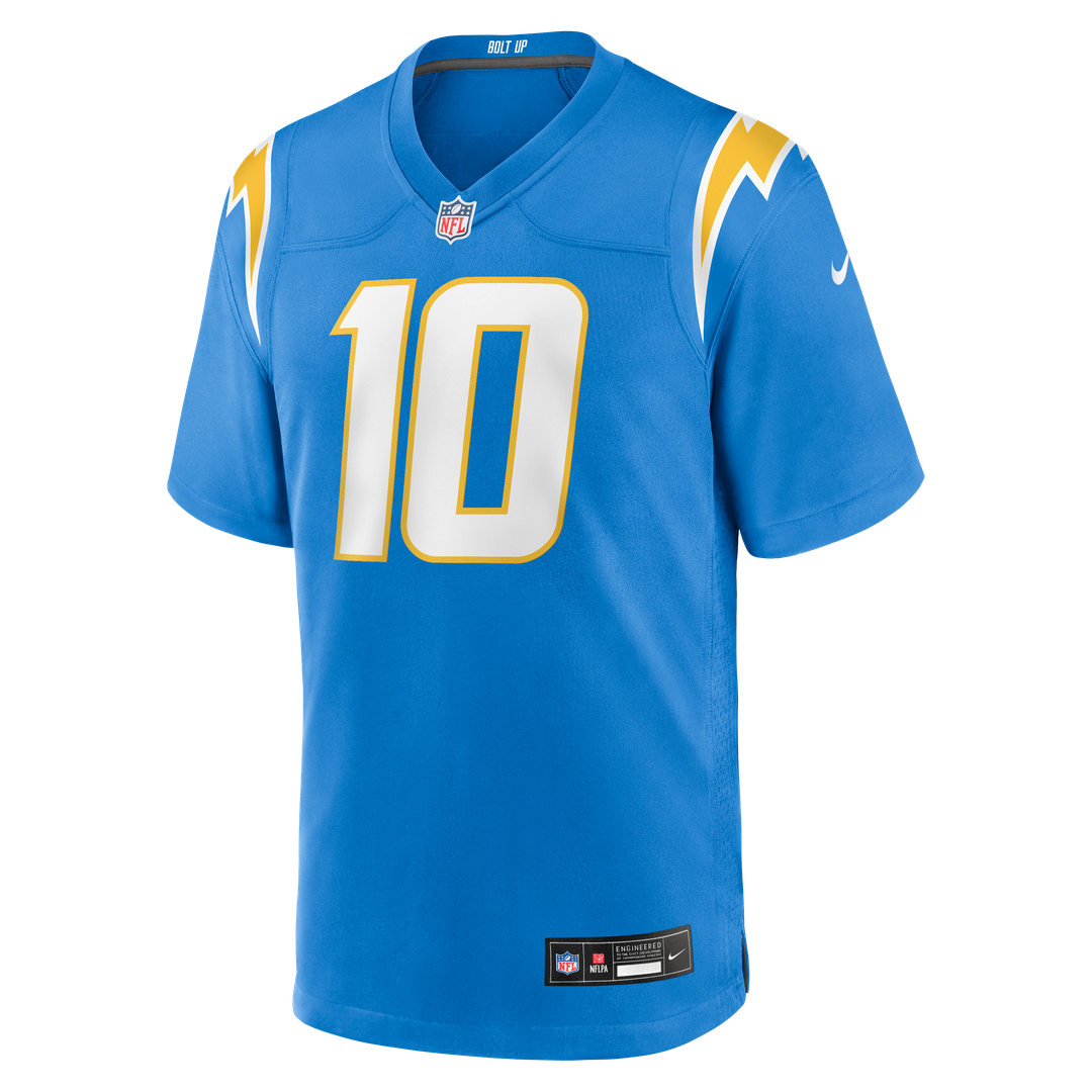 Justin Herbert Los Angeles Chargers Nike Player Game Jersey - Powder Blue