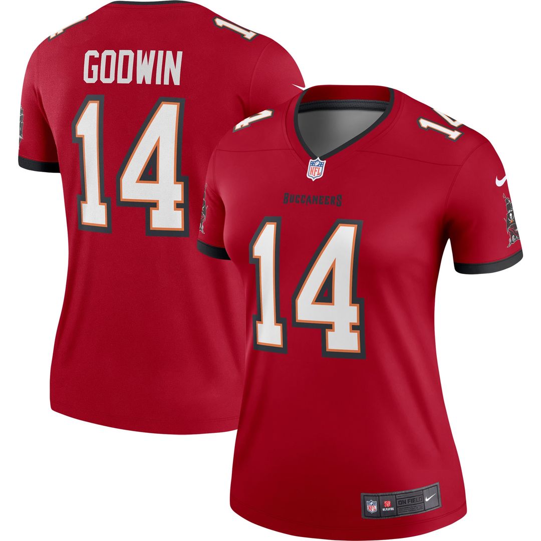 Chris Godwin Tampa Bay Buccaneers Nike Women's Alternate Legend Player Performance Top -  Pewter