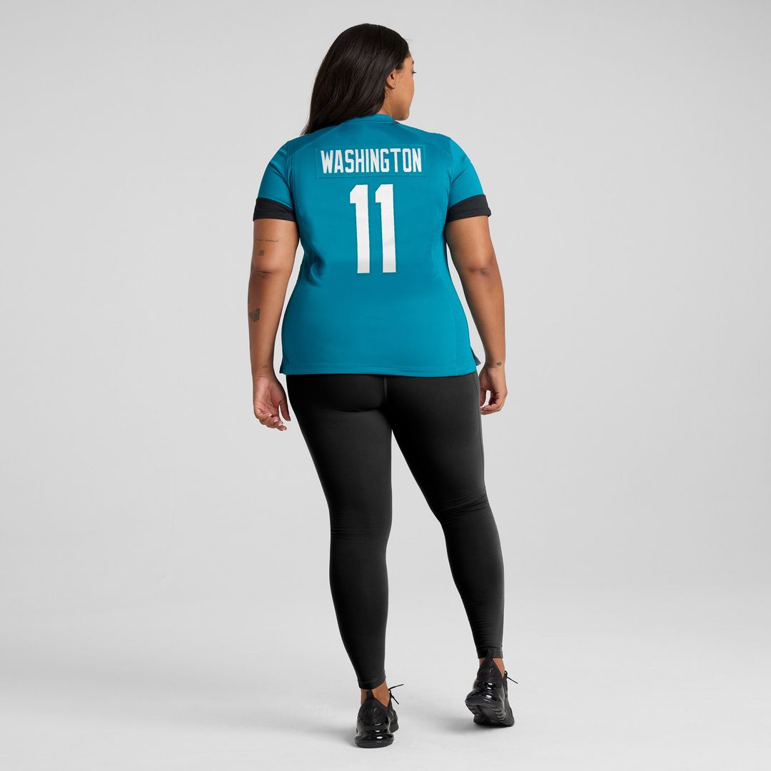 Parker Washington Jacksonville Jaguars Nike Women's Team Game Jersey -  Teal