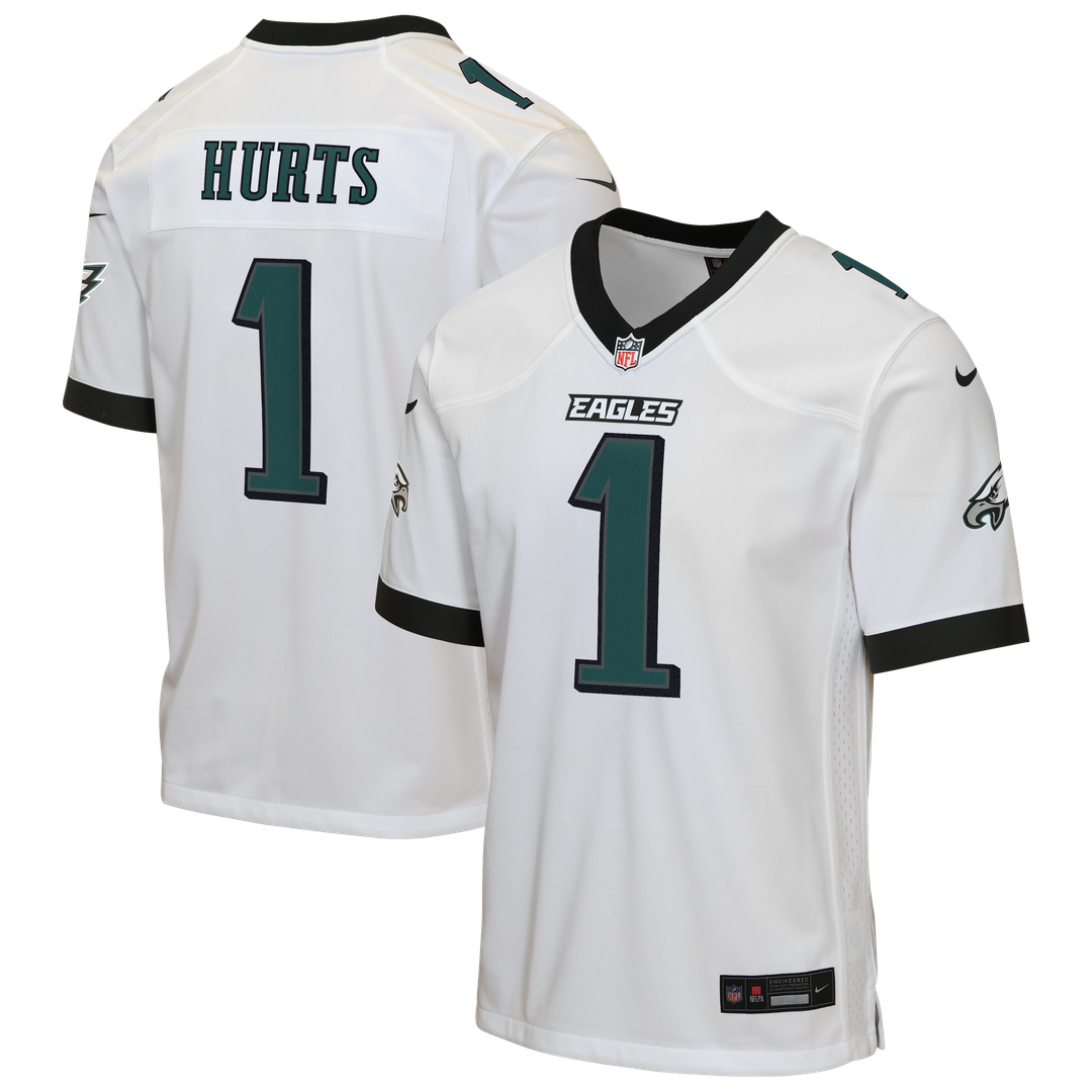 Jalen Hurts Philadelphia Eagles Nike Youth Game Jersey - White