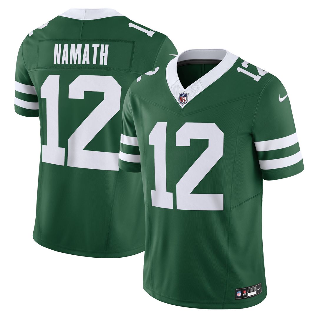 Joe Namath New York Jets Nike Vapor F.U.S.E. Limited Jersey  - Legacy White