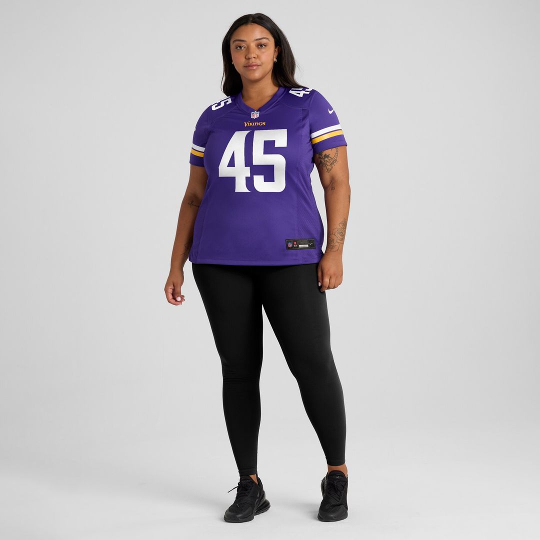 Troy Dye Minnesota Vikings Nike Women's Game Jersey - Purple