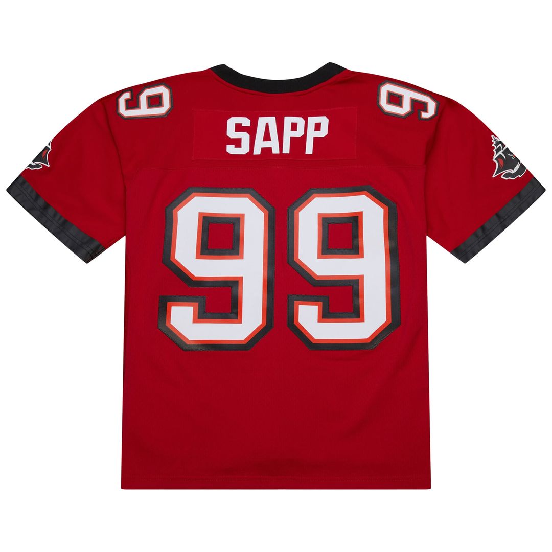 Warren Sapp Tampa Bay Buccaneers Mitchell & Ness 2002 Legacy Replica Jersey - Red