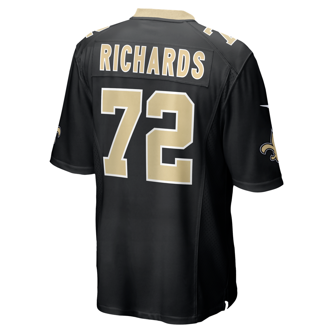 Asim Richards New Orleans Saints Nike Team Game Jersey -  Black