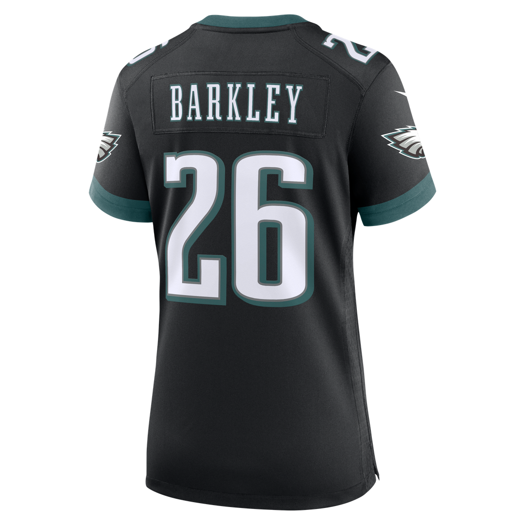 Saquon Barkley Philadelphia Eagles Nike Women's Alternate Game Jersey -  Black