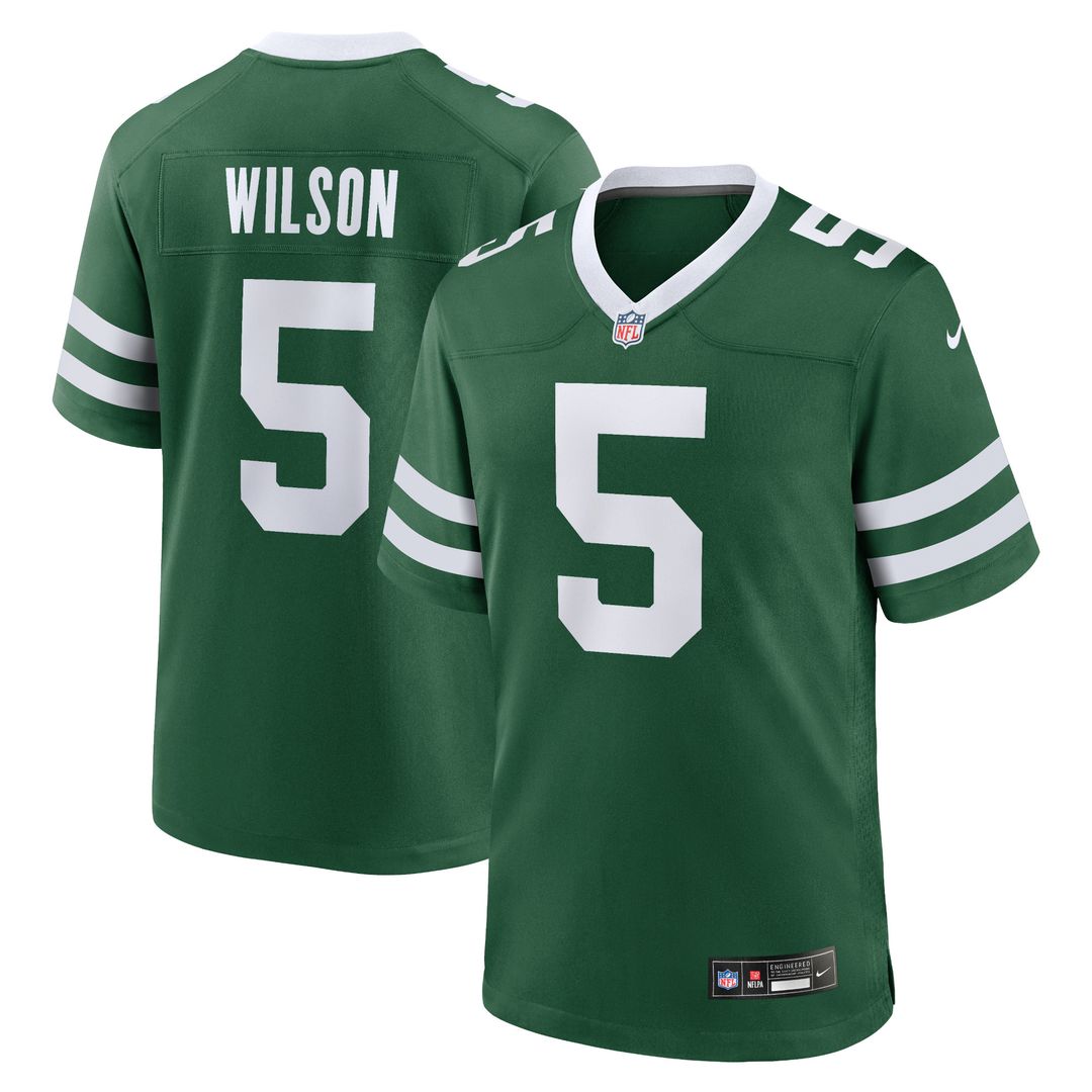 Garrett Wilson New York Jets Nike Alternate Game Jersey - Legacy Black