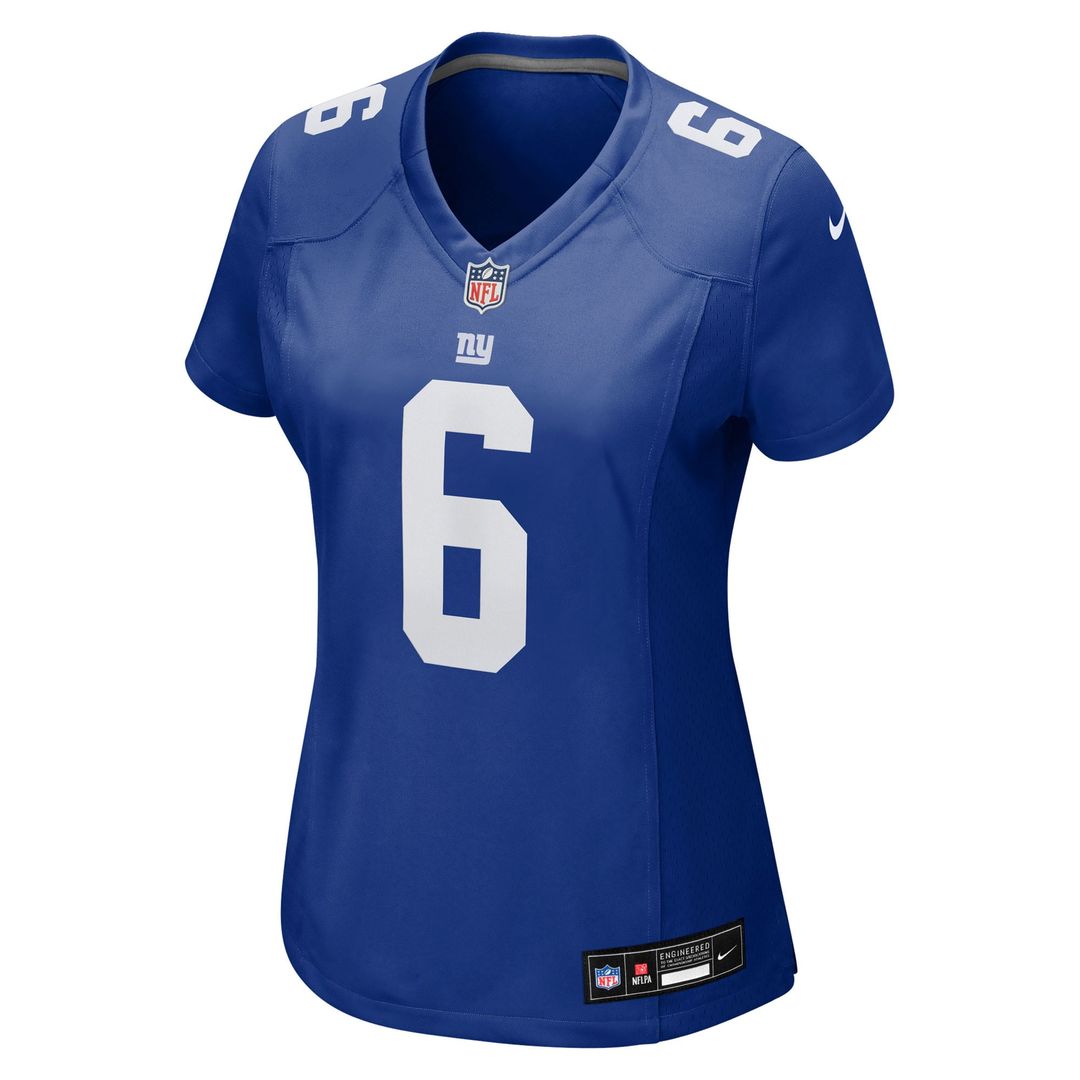 Jaxson Dart New York Giants Nike Women's Game Jersey -  White