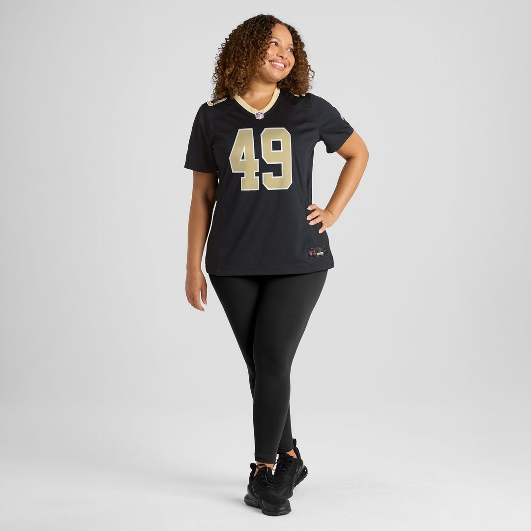 Zach Wood New Orleans Saints Nike Women's Game Jersey - Black