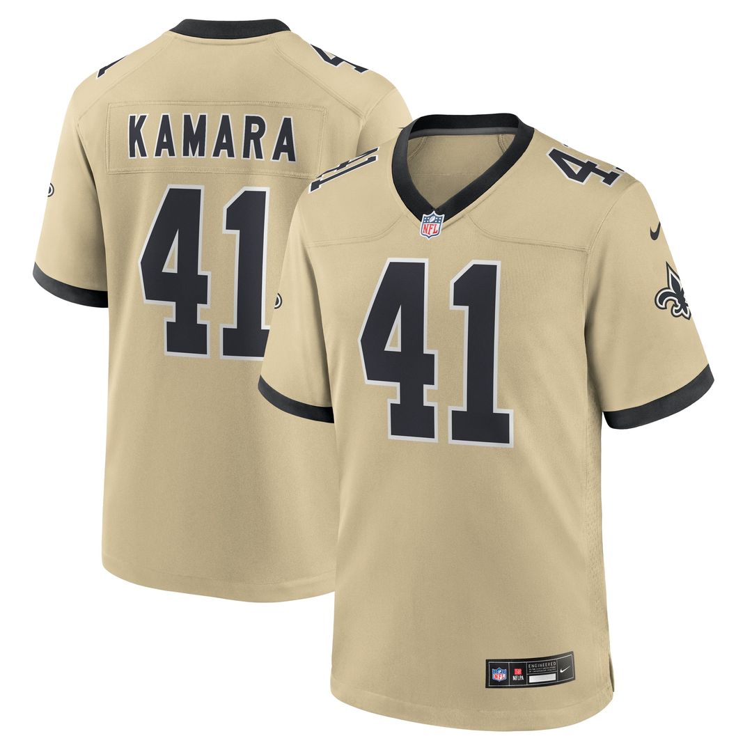 Alvin Kamara New Orleans Saints Nike Game Jersey - Black
