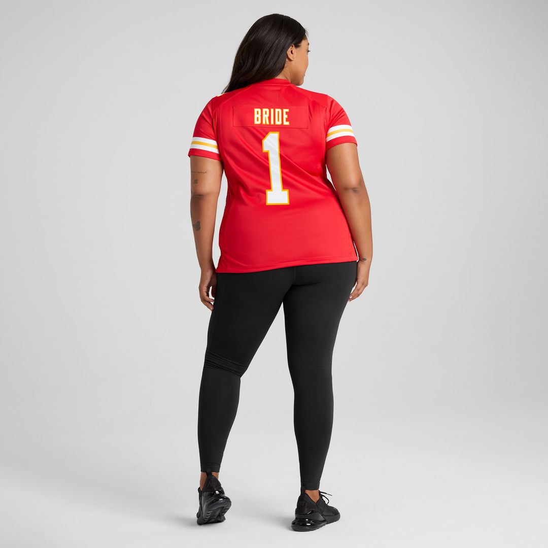 Number 1 Bride Kansas City Chiefs Nike Women's Game Jersey - Red