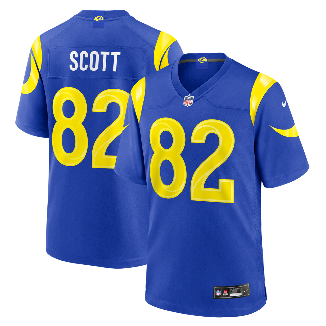 Tyler Scott Los Angeles Rams Nike Team Game Jersey - Royal