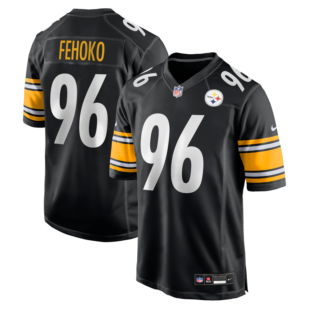 Breiden Fehoko Pittsburgh Steelers Nike  Game Jersey -  Black