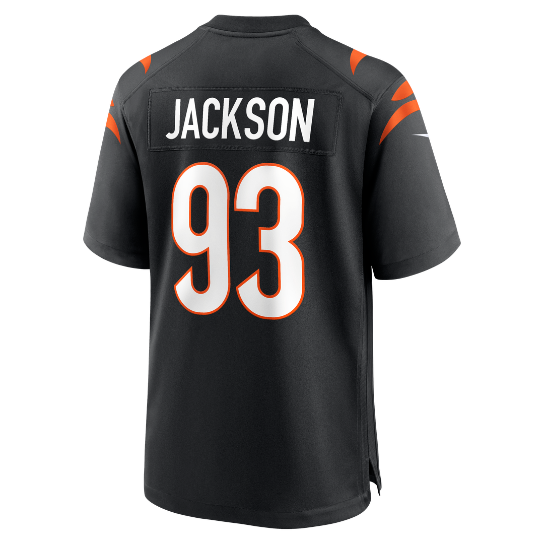 McKinnley Jackson Cincinnati Bengals Nike  Game Jersey -  Black