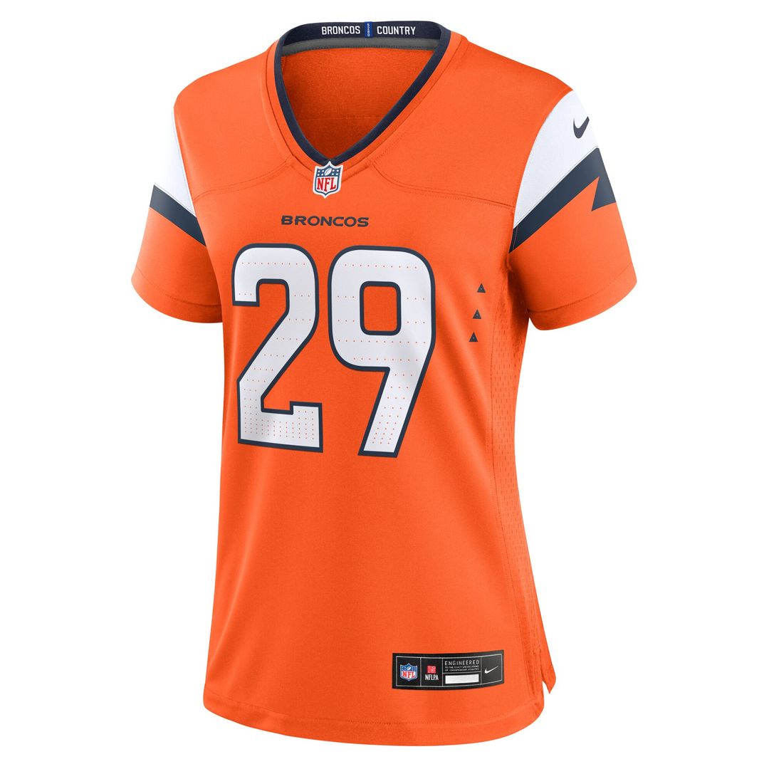 Ja'Quan McMillian Denver Broncos Nike Women's Team Game Jersey -  Orange