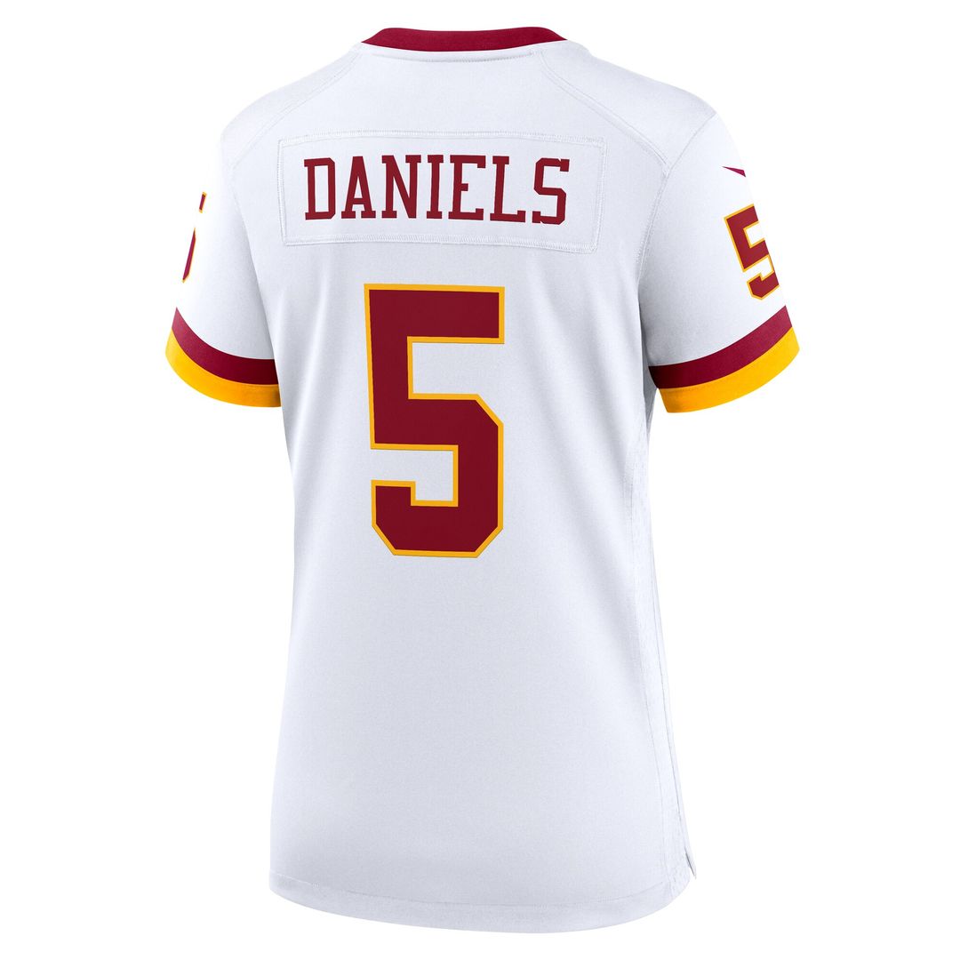 Jayden Daniels Washington Commanders Nike Women's Hail Raiser Alternate Game Jersey - Black