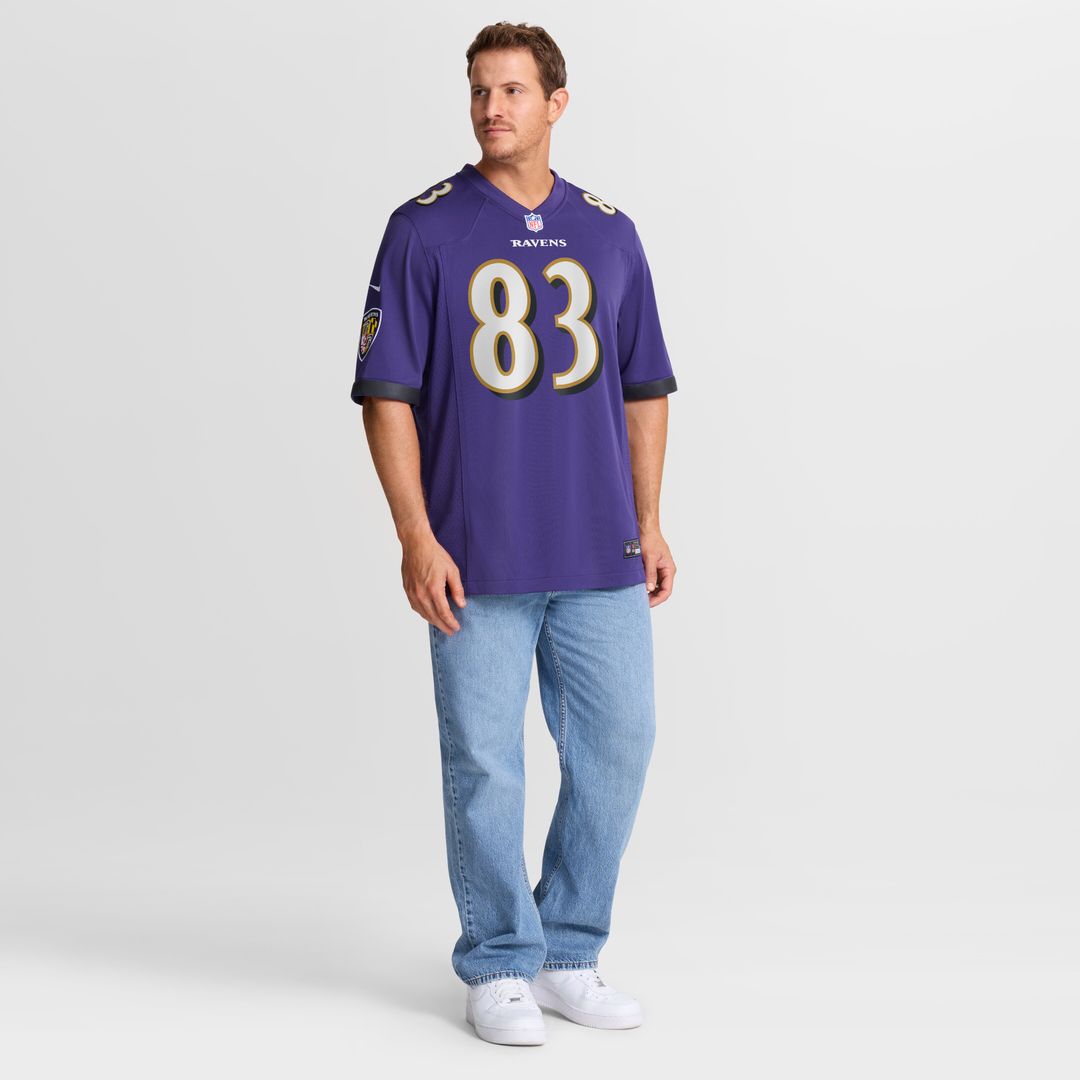 LaJohntay Wester Baltimore Ravens Nike Team Game Jersey -  Purple
