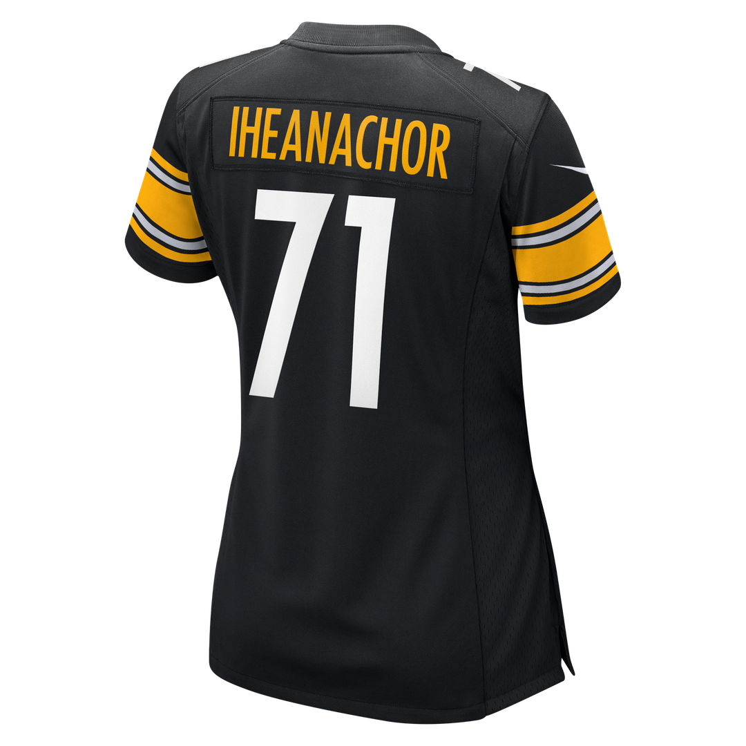 Max Iheanachor Pittsburgh Steelers Nike Women's Team Game Jersey -  Black