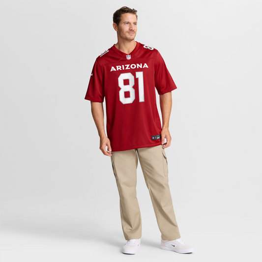 Travis Vokolek Arizona Cardinals Nike Team Game Jersey -  Cardinal