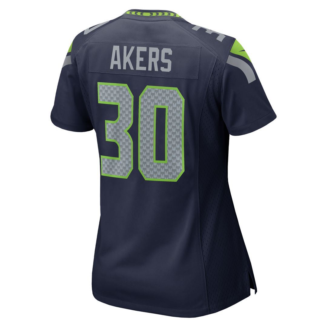 Cam Akers Seattle Seahawks Nike Women's Team Game Jersey -  College Navy