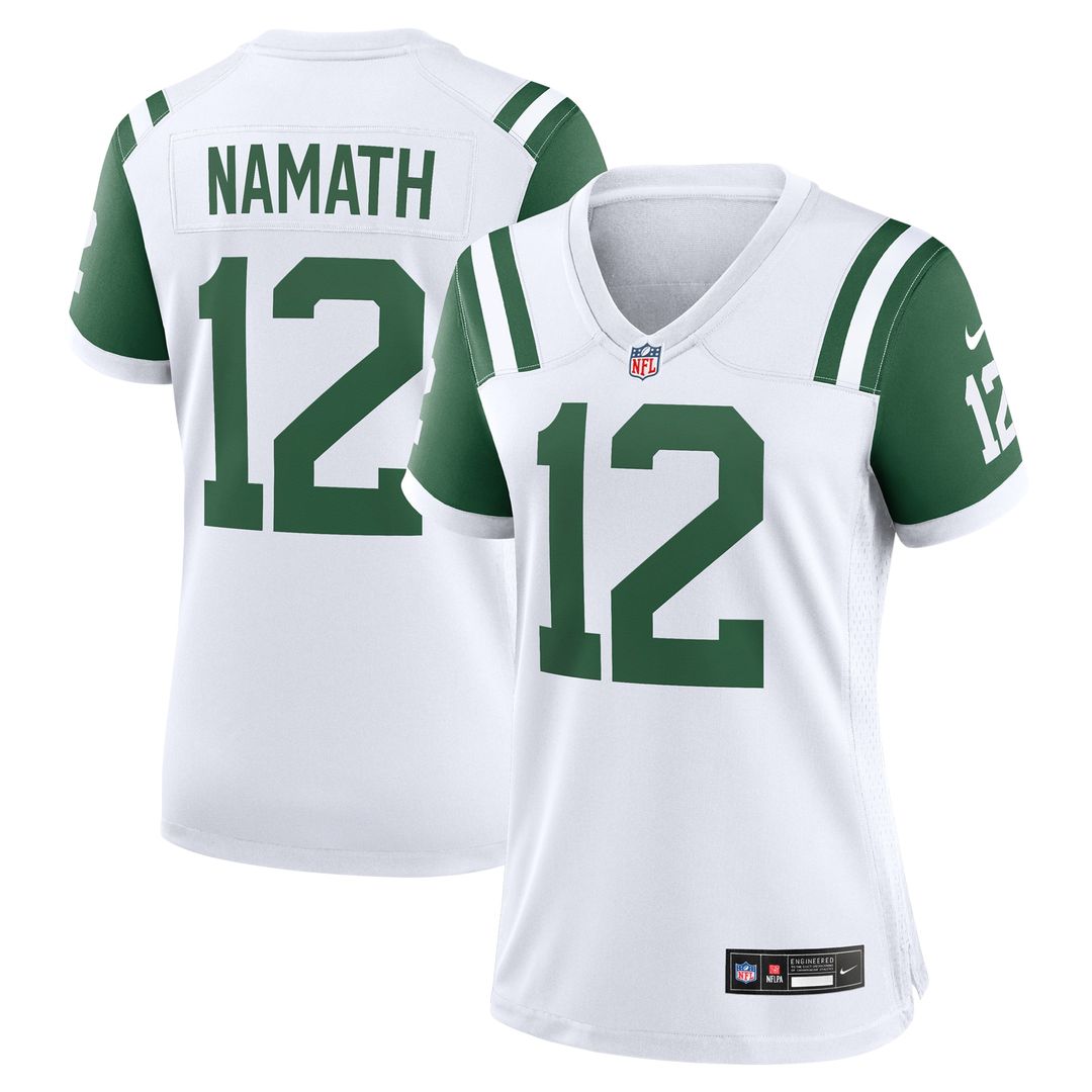 Joe Namath New York Jets Nike Women's Retired Player Game Jersey - Legacy Green
