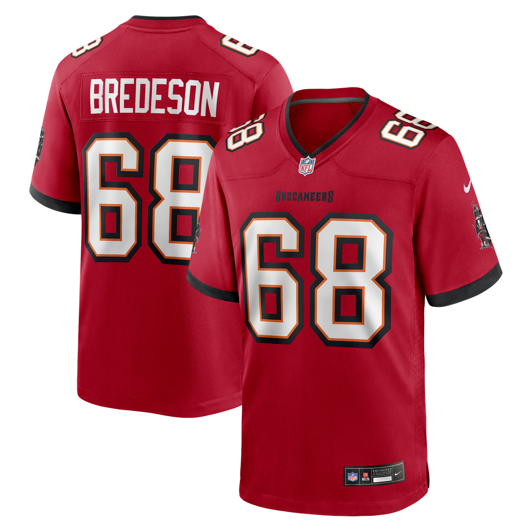 Ben Bredeson Tampa Bay Buccaneers Nike  Game Jersey -  Red