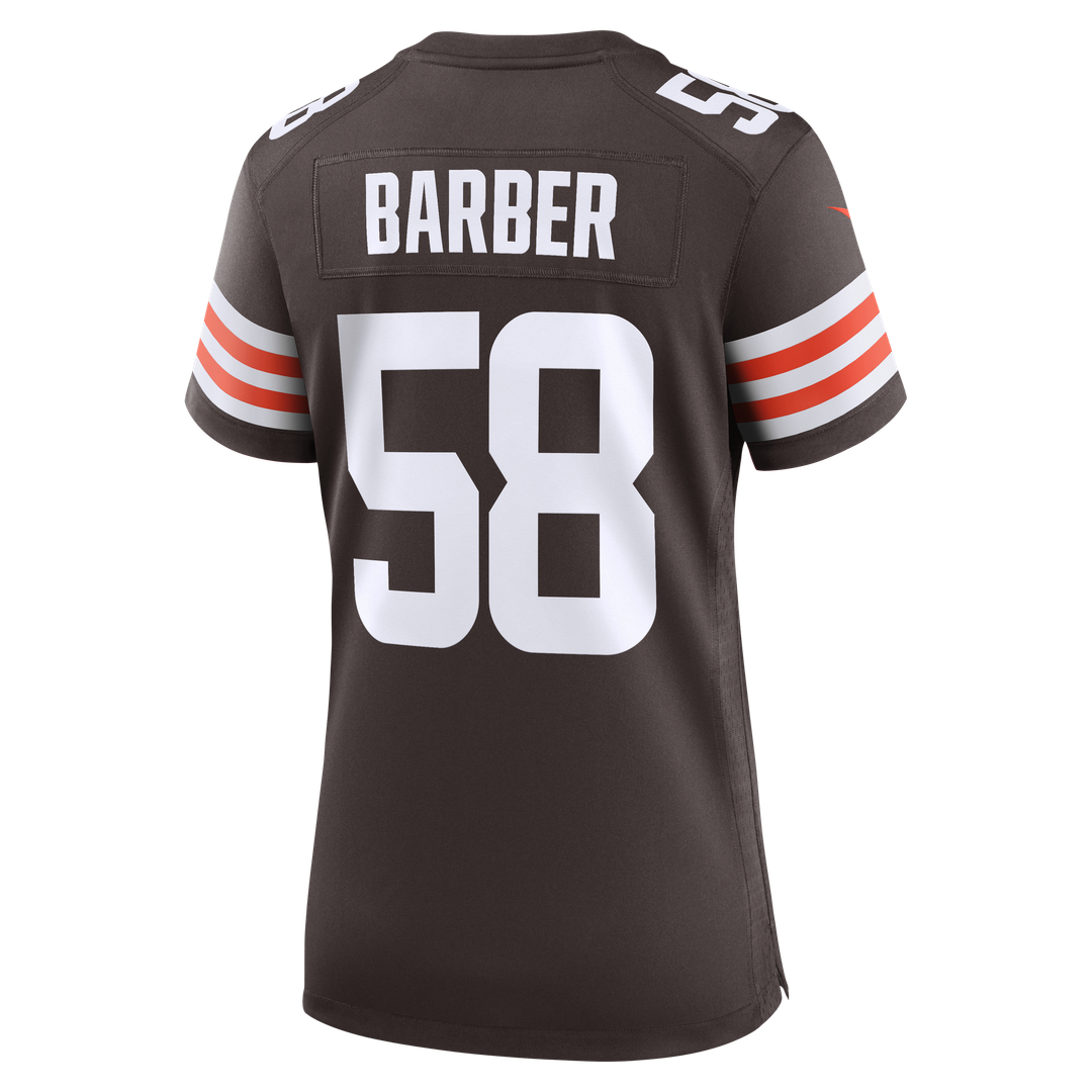 Austin Barber Cleveland Browns Nike Women's Team Game Jersey -  Brown