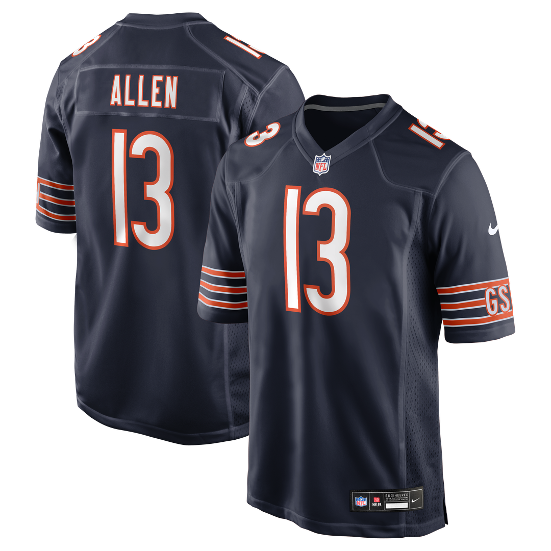 Keenan Allen Chicago Bears Nike Team Game Jersey -  Navy