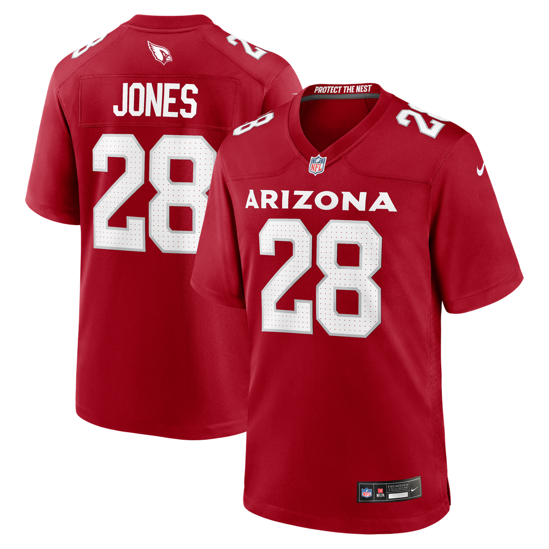 Elijah Jones Arizona Cardinals Nike Team Game Jersey -  Cardinal