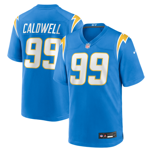 Jamaree Caldwell Los Angeles Chargers Nike Team Game Jersey -  Powder Blue