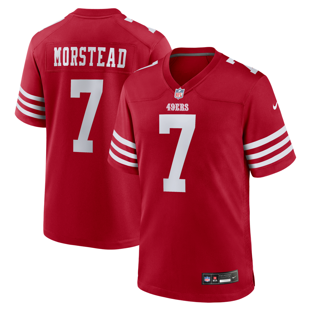 Thomas Morstead San Francisco 49ers Nike Team Game Jersey -  Scarlet